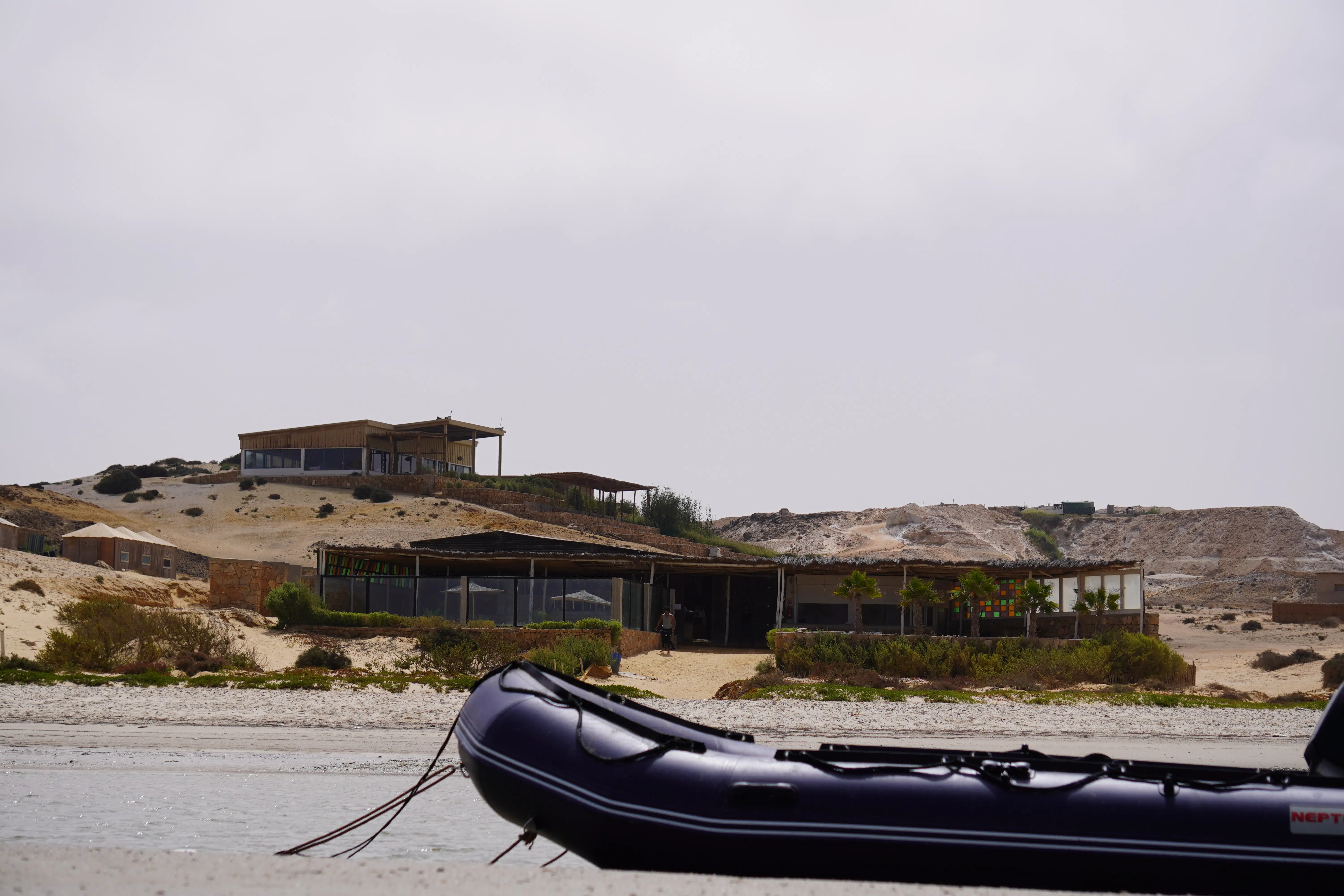 Beach Bar vue sur la lagune