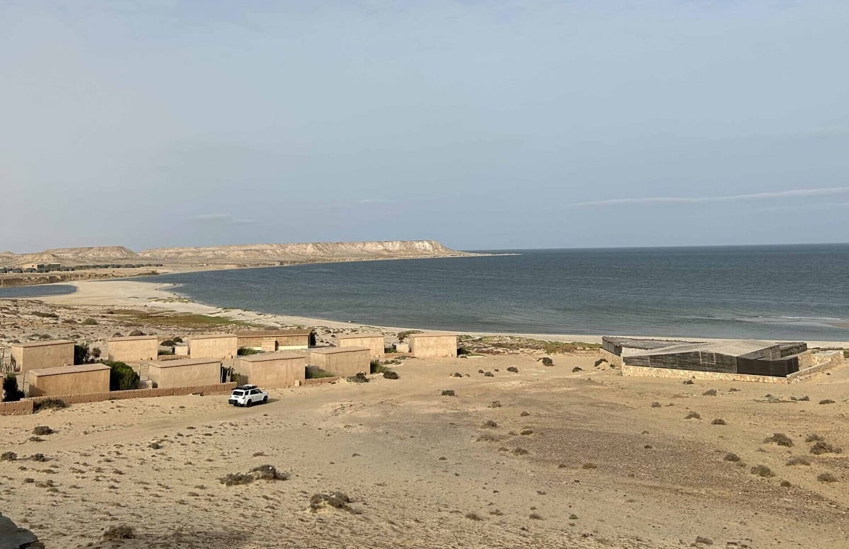 Vue panoramique sur la lagune de Dakhla